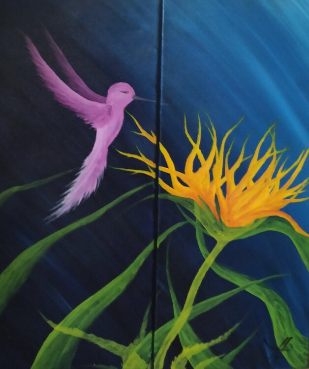 Kolibri und Feuerblume Christian Tschierske