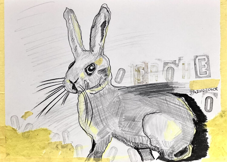 HASE - FROHE OSTERN Brigitte Windt