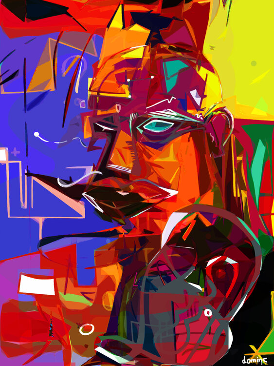 Une figure de couleur - limited ed. Dominic Brown