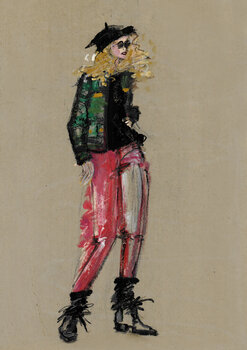 Fashionillustration Femme blonde Patricia Armbruster