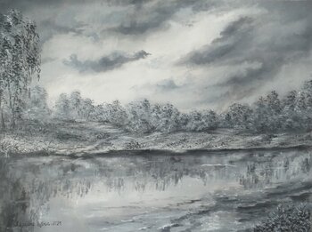 I dreamed once, oil painting Nadezhda Gellmundova