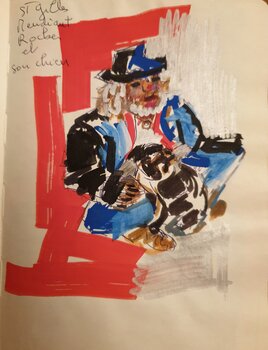 le mendiant rocker carnet de voyage 2016 Monique François / Moma