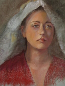 Jeune fille à la coiffe Monique François / Moma