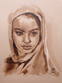 Petite afghane Monique François / Moma
