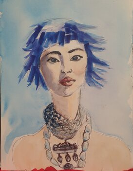 Le collier de jade Monique François / Moma