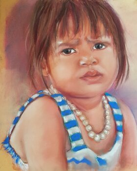 La jeune fille à la perle Monique François / Moma