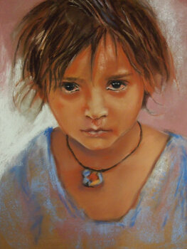 Petite fille indienne Monique François / Moma