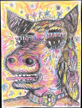 Le Minotaure taureau Sylvain Dez