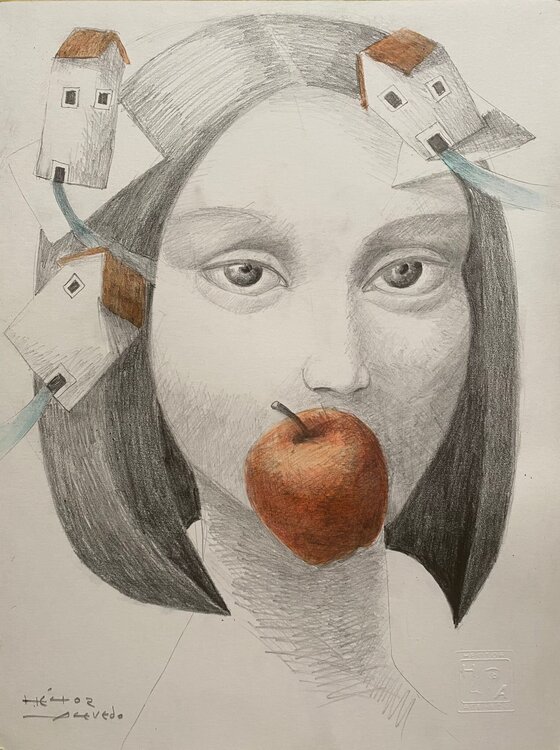 Portrait of woman VI Hector Acevedo