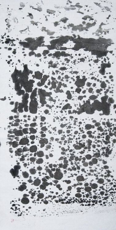 Coexistence Nr.5 -Abstract monotype Svetlana Neskovska