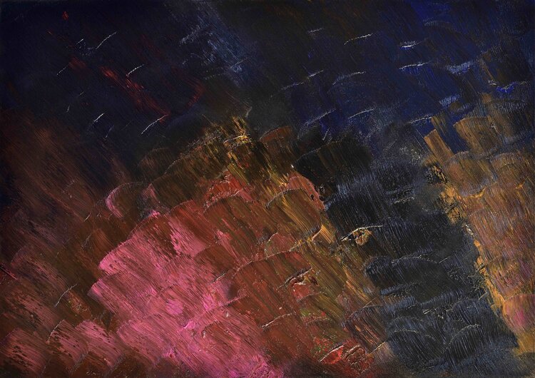 Sturm (2019) - Fotoabzug hinter Acrylglas mit matter Oberfläche auf Alu-Dibond Sabrina Funke