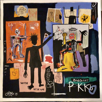 Mise en abyme, hommage à Basquiat Renaud Cristofari