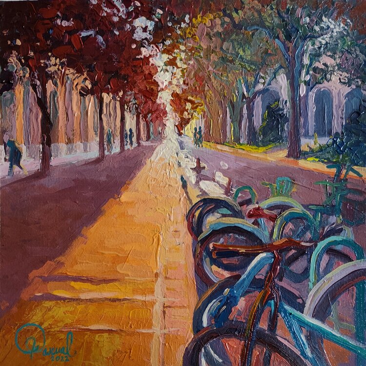 ATARDECER EN LA CALLE ANDIA Carlos Pascual