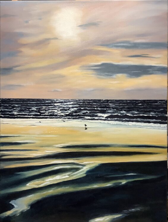 Golden Hour on the Seaside Sann René Glaza