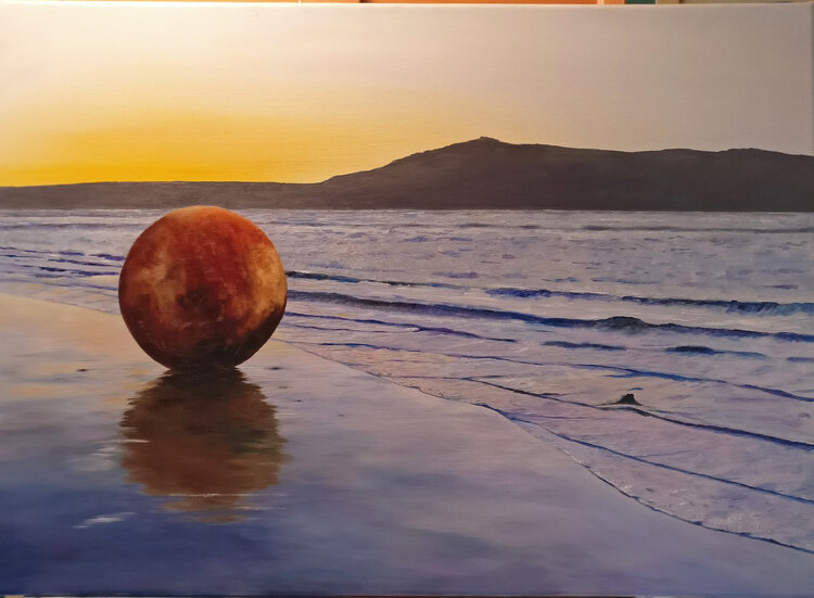 Stuck on the Beach Sann René Glaza