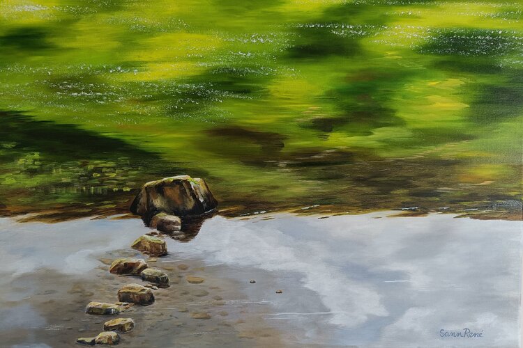 Stepping Stones Sann René Glaza
