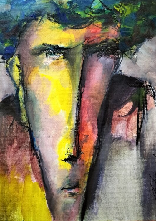 Long face. I Muhannad Zeidan