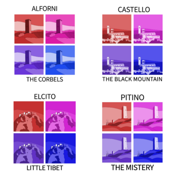 4 Cartoline Pop dalla mia Città Maria Teresa Cristini