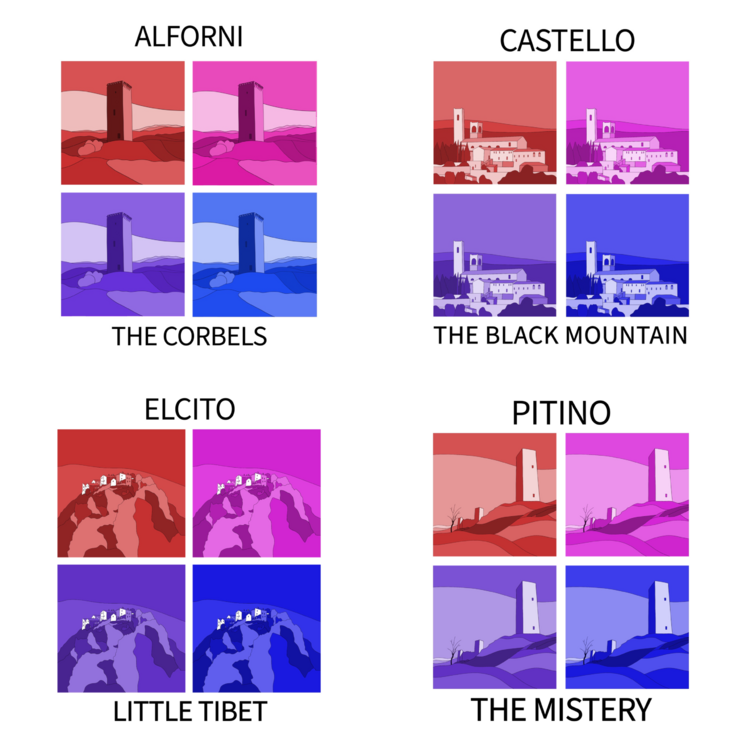 4 Cartoline Pop dalla mia Città Maria Teresa Cristini