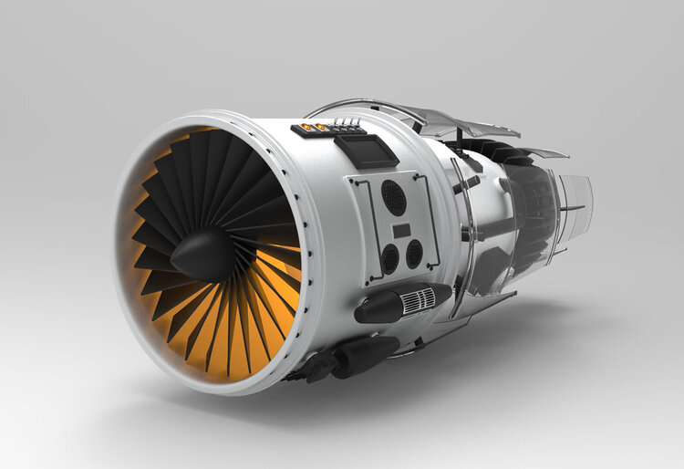 Jet plane PC case Tomáš Hýský