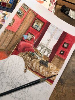 Scène d’intérieur Marie Texier