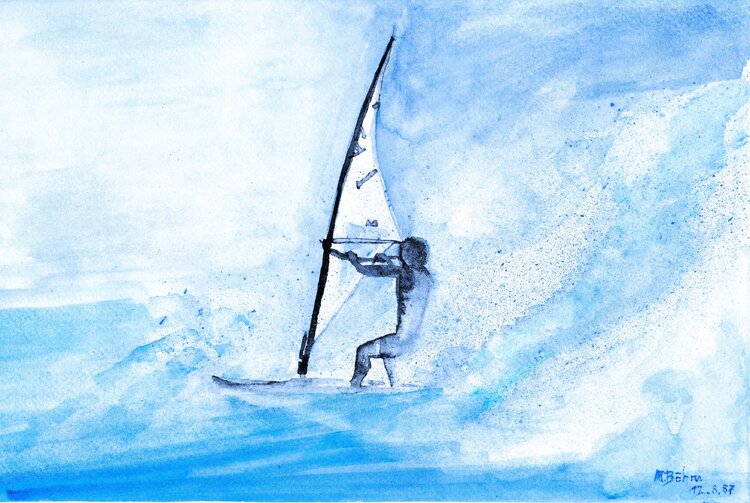 Surfing on the ocean Matthias Maria Boehm
