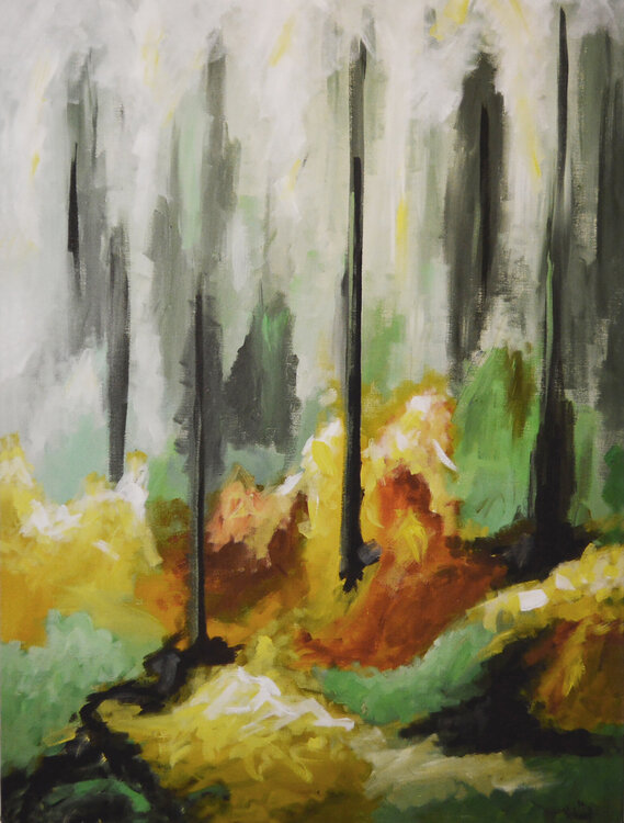 Forest (framed) jorgen folkersen