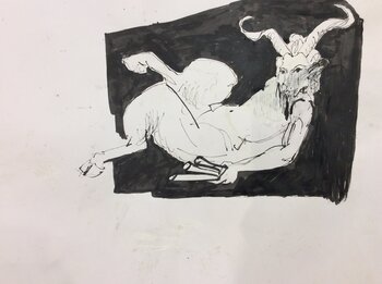 Pan - recumbent Nicola POWYS