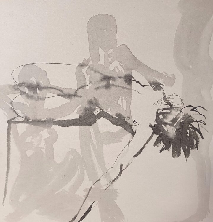 Small reclining nude Nicola POWYS