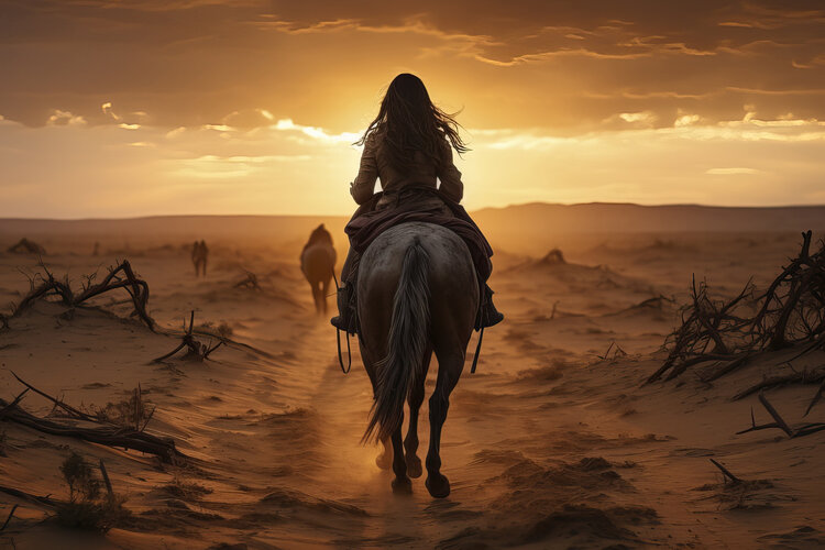 Cavalcando tra le Ombre del Deserto Leonardo Bandinelli