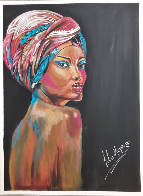 La femme malienne Lilas Major