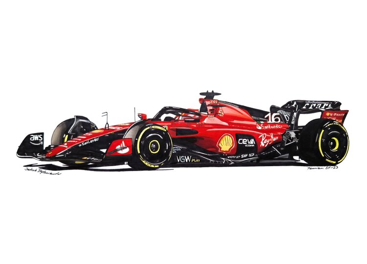 Ferrari SF-23 Jakub Bytniewski