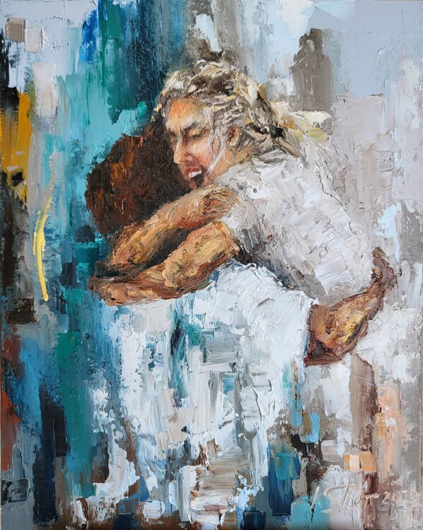 Joyful meeting Irina Sher