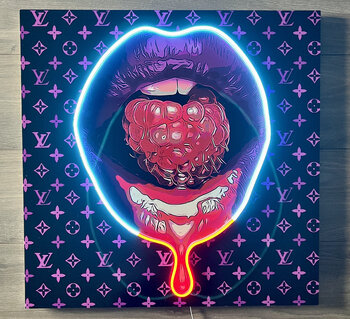 LEDMansion - Fruit Lips LY Led Wall Art Alessandro Sbrana