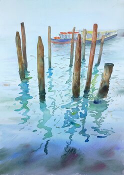 Venise en brouillard Maria Moschenross