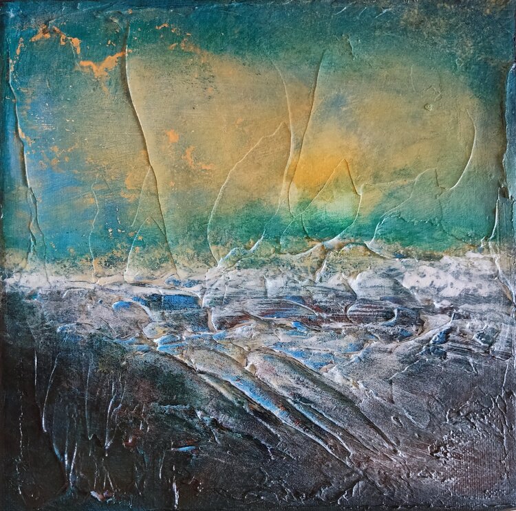Abstraktes Meer Angela Mackert