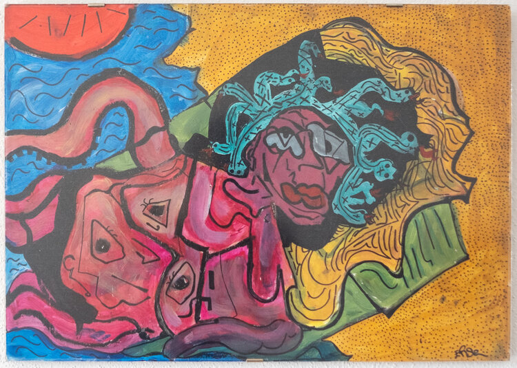 Donna su bagnasciuga Andrea Santini