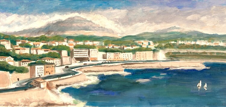 La fameuse corniche de Marseille Gwenaël de Villeneuve