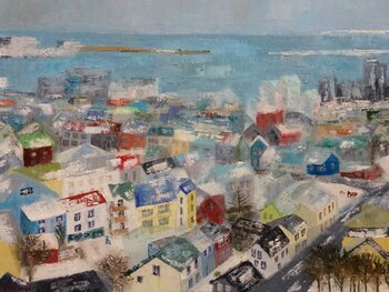 Les toits de Reykjavik Virginie MONANGE