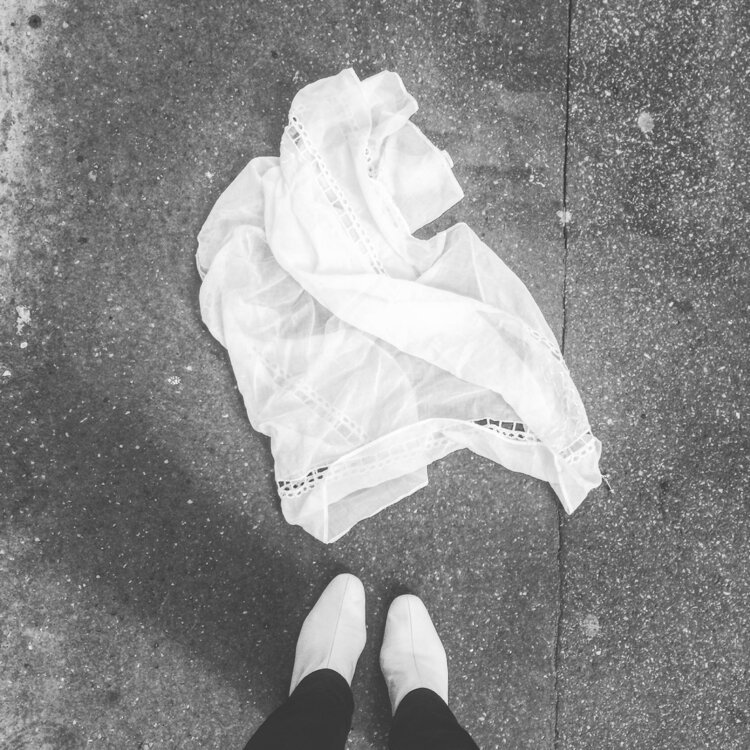 New York / poétique du trottoir / drapé, draperie Laetitia Guillet