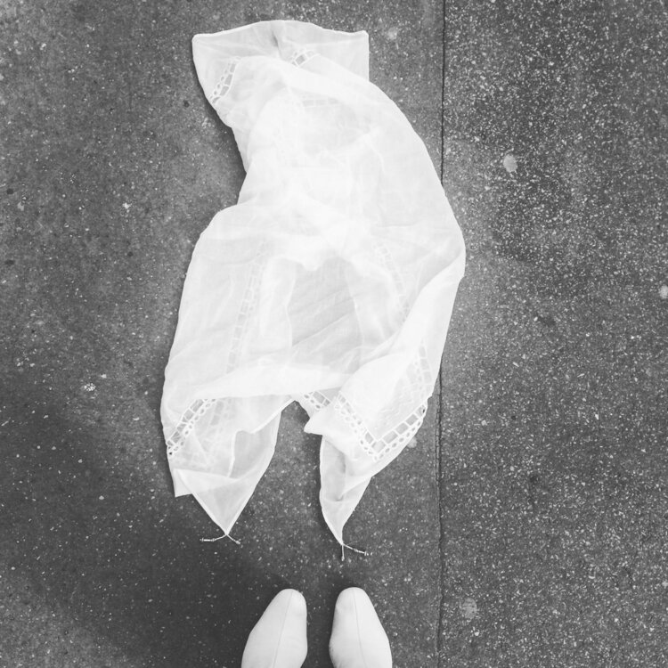New York / poétique du trottoir / drapé, draperie Laetitia Guillet