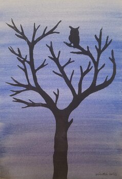 Owl on a tree (v1) Karin Pinter