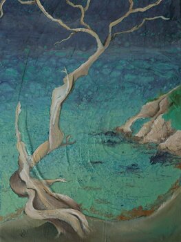 arbre mort au bord de la mer Tiphaine de Tarlé