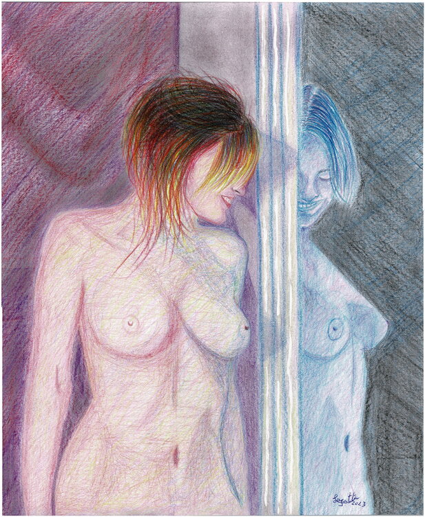 Nudo allo specchio Pasquale Lagatta