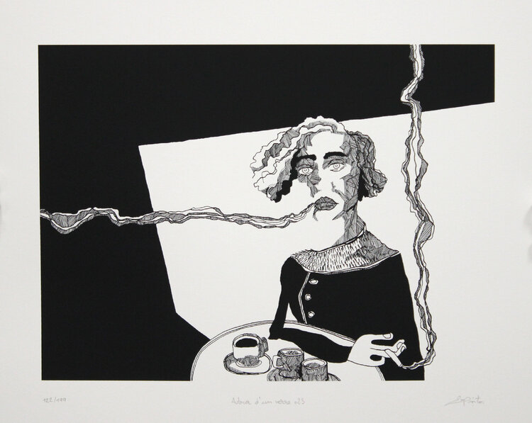 La Femme qui fume Matthieu Exposito