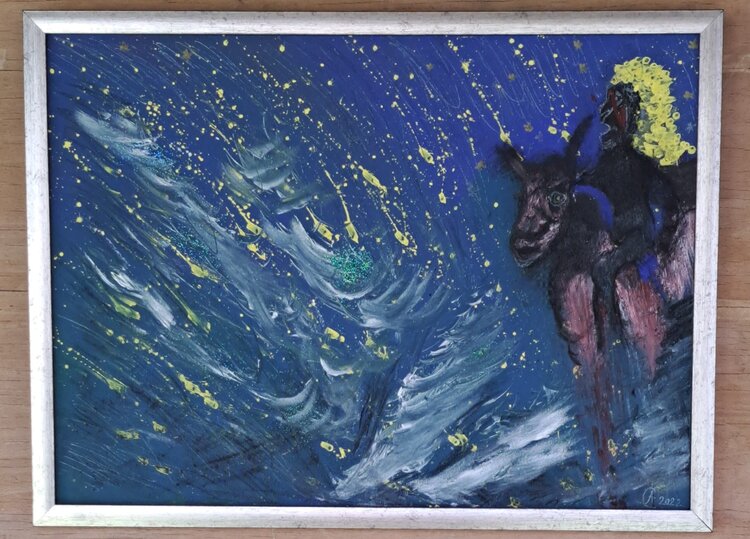 Le Prince Charmant traversant les eaux Alexandra Cherciu