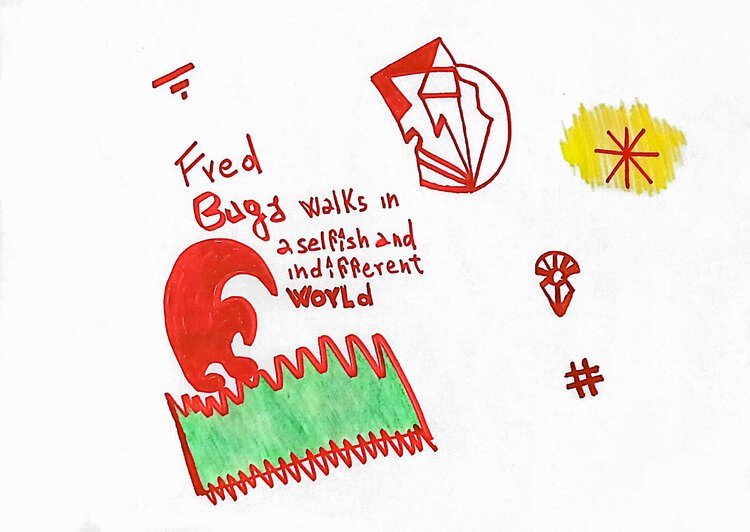Untitled by artist Fred Bugs Fred Bugs