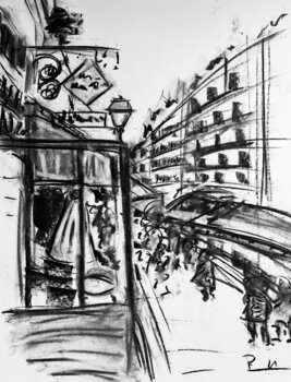 Sur le trottoir Regine Blot