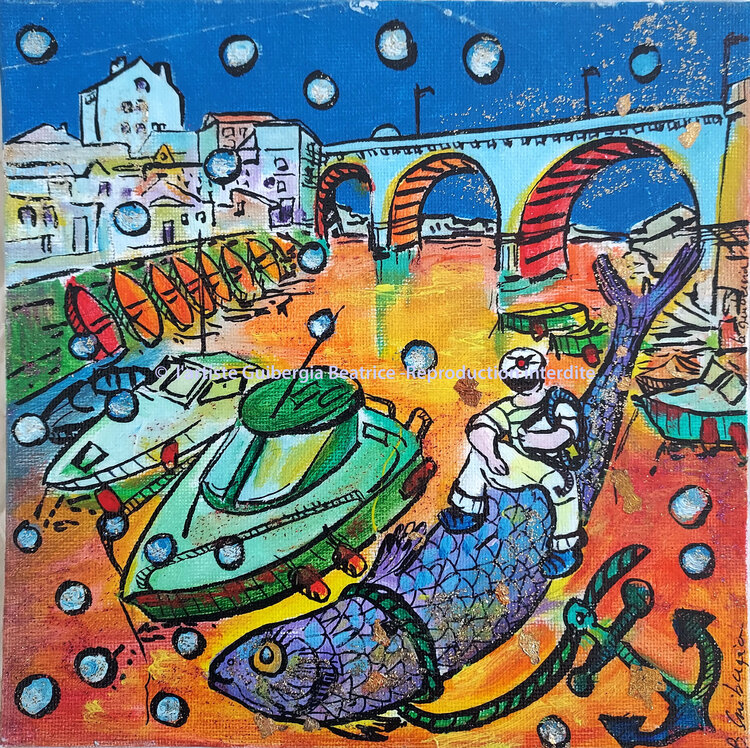 La sardine du Vallon des Auffes Beatrice Guibergia