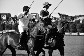 Les joueurs de polo Marianne Mouchet